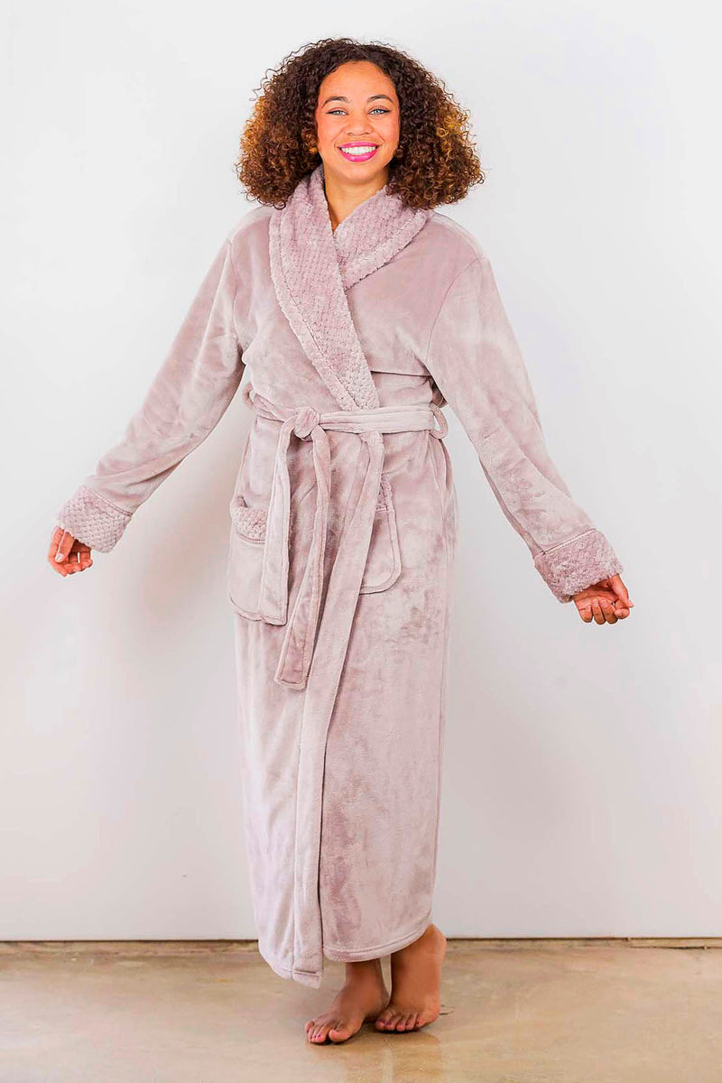 Soft Plush Fleece Women's Robe