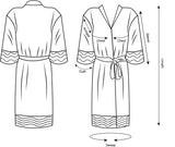 Ultra Soft Bamboo Lace Robe