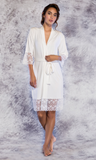 Ultra Soft Bamboo Lace Robe